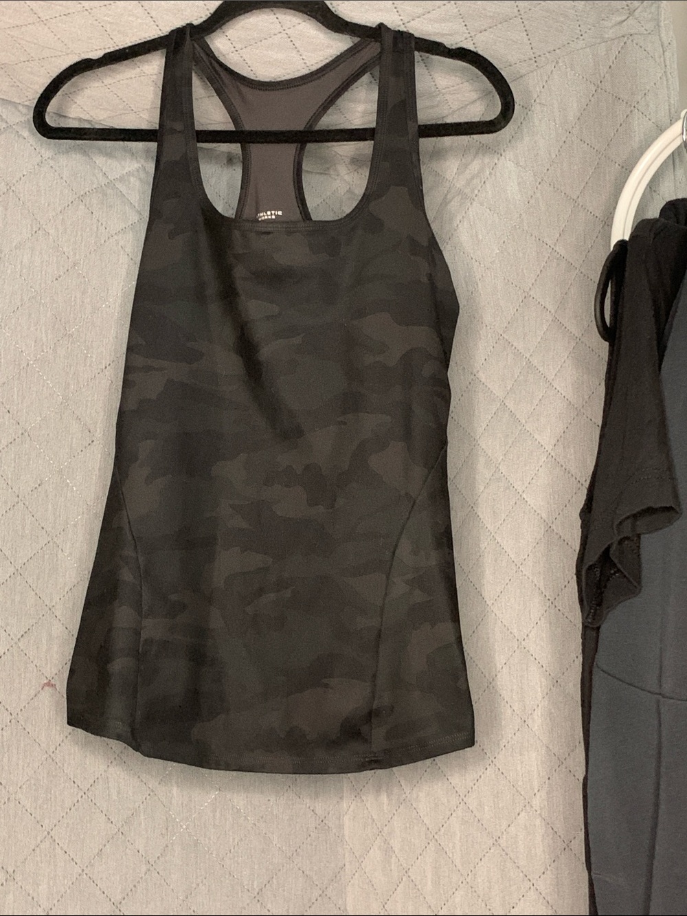 #189 Black Camo Racerback Tank Top